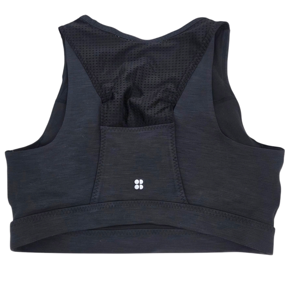 Sweaty Betty Sports Bra Super Sculpt Stream Training Bra NEW Womens Large Gray - Picture 2 of 9
